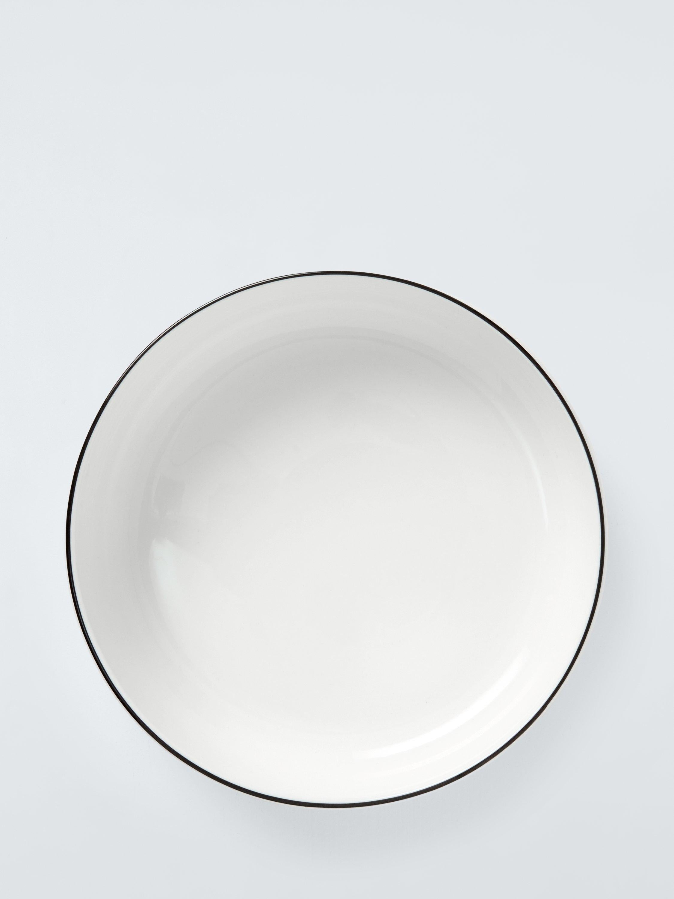 John Lewis Oslo black rim cereal bowl 15cm, UK version