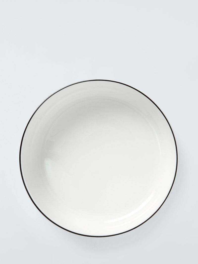 John Lewis Oslo black rim cereal bowl 15cm, UK version
