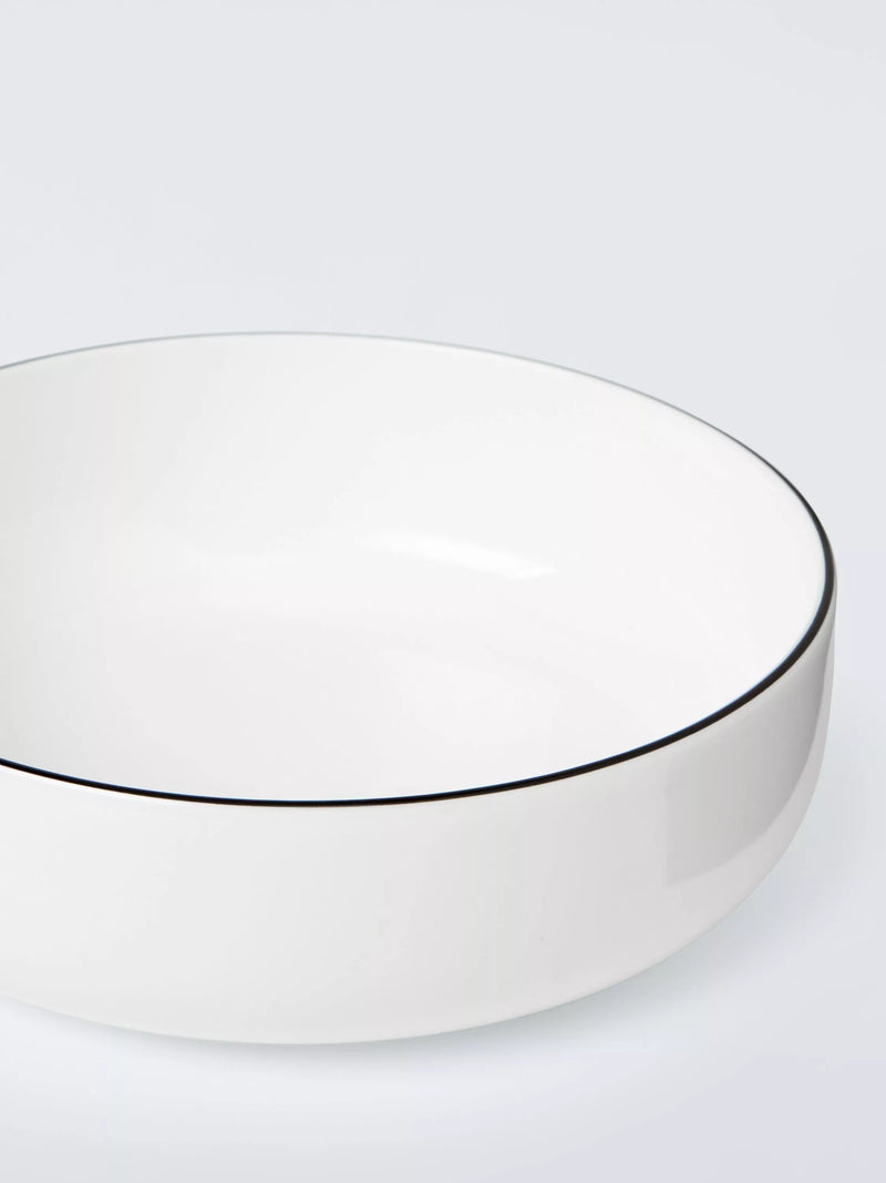 John Lewis Oslo black rim cereal bowl 15cm, UK version