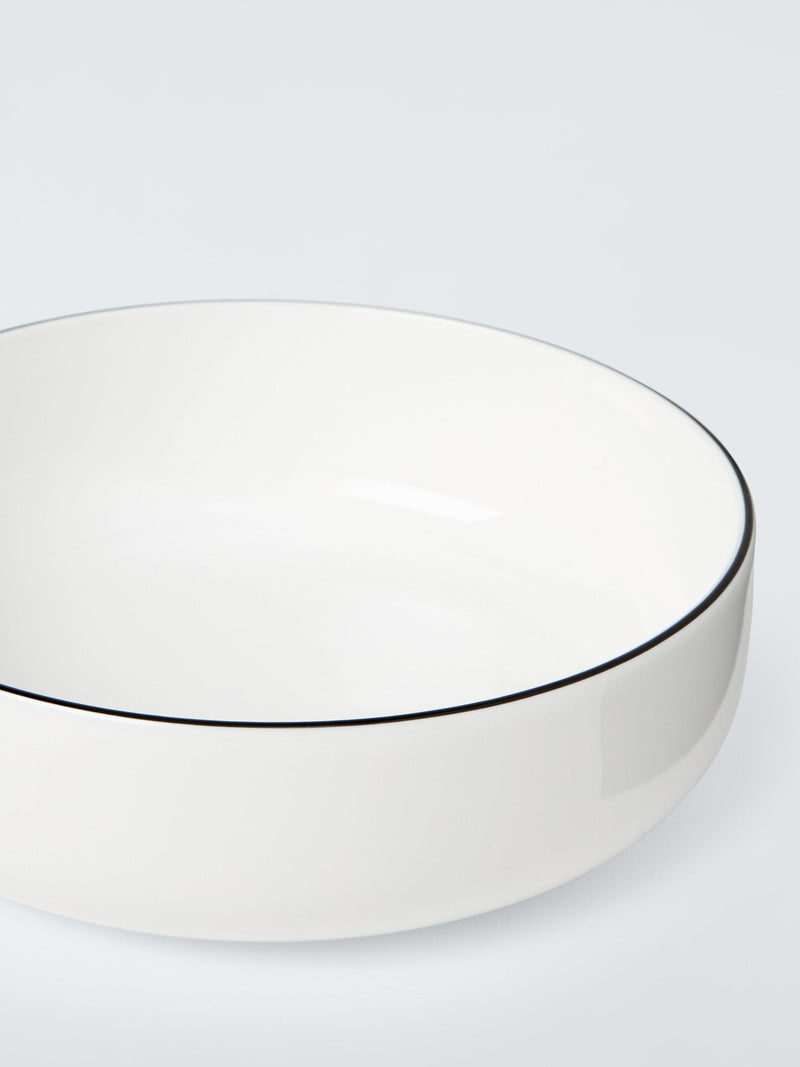 John Lewis Oslo black rim cereal bowl 15cm, UK version