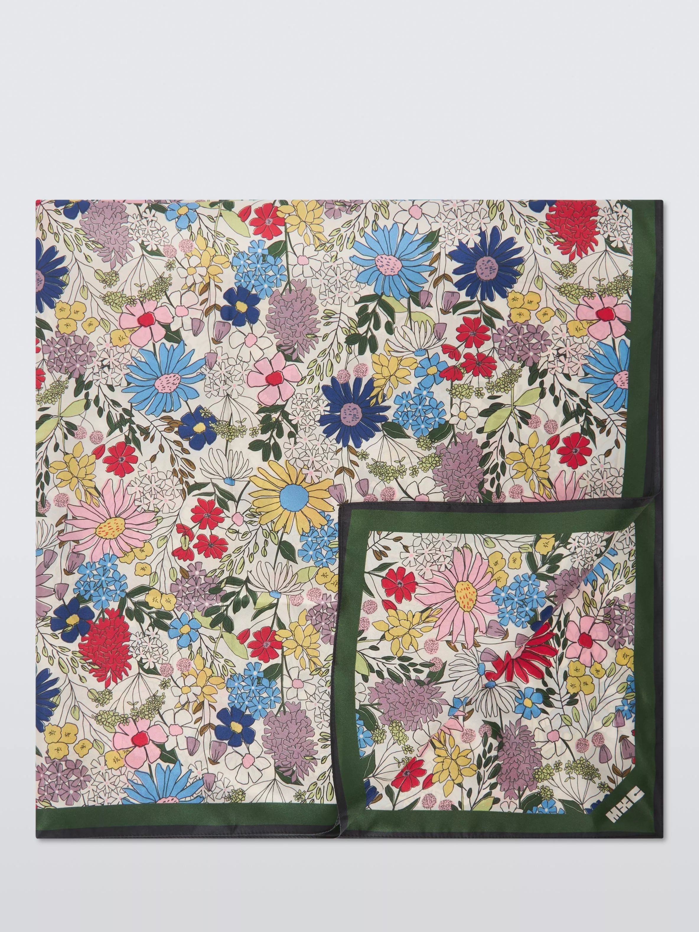 John Lewis wildflowers silk scarf 90cm (British brand)
