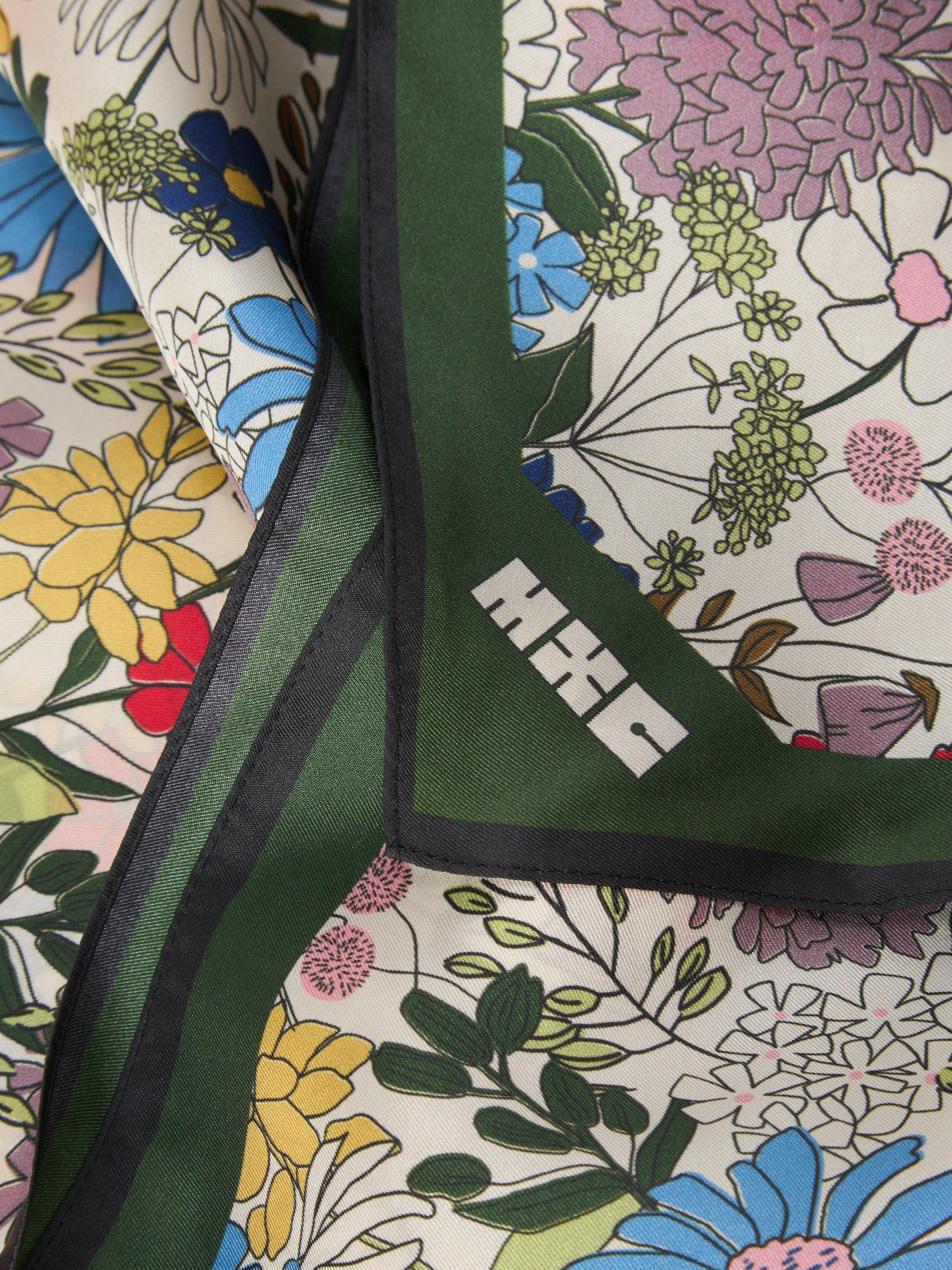 John Lewis wildflowers silk scarf 90cm (British brand)