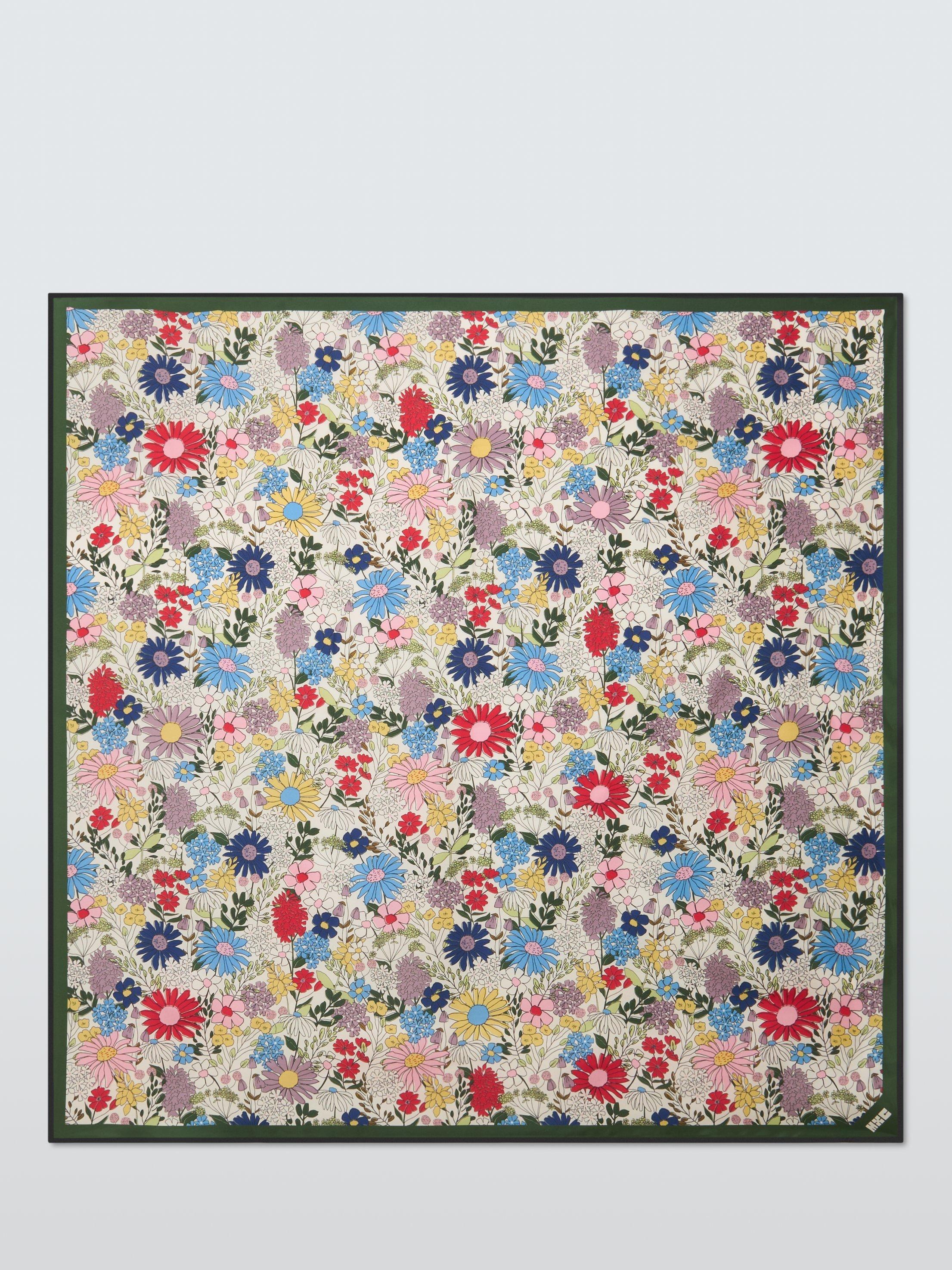 John Lewis wildflowers silk scarf 90cm (British brand)