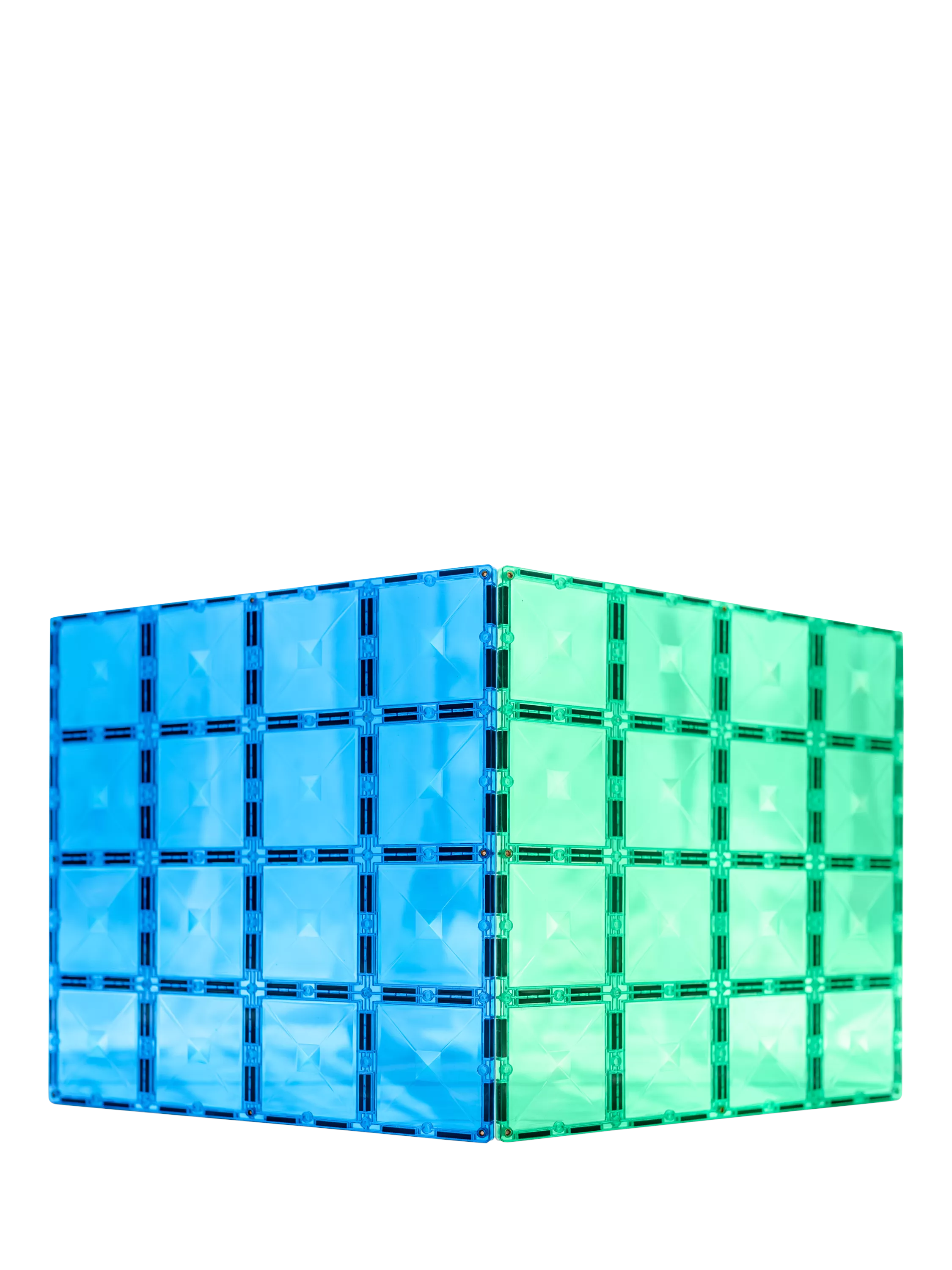 Connetix Rainbow Base Plate pack of 2 magnetic tiles, imported from the UK