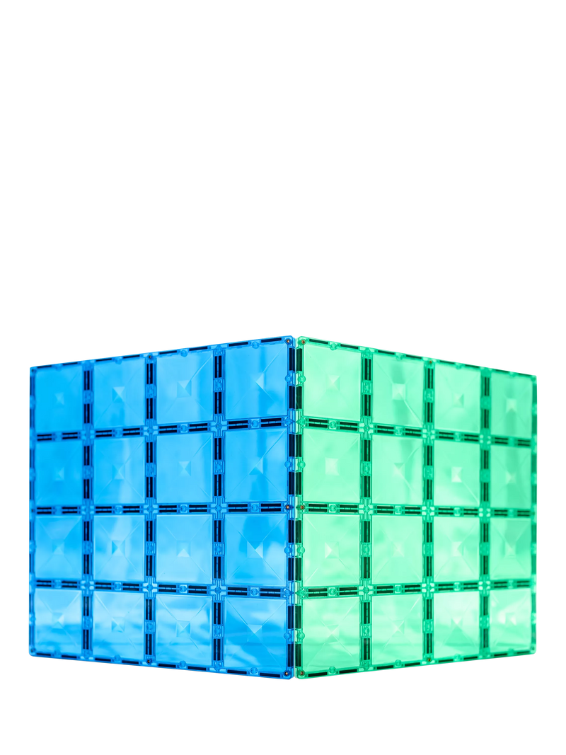 Connetix Rainbow Base Plate pack of 2 magnetic tiles, imported from the UK