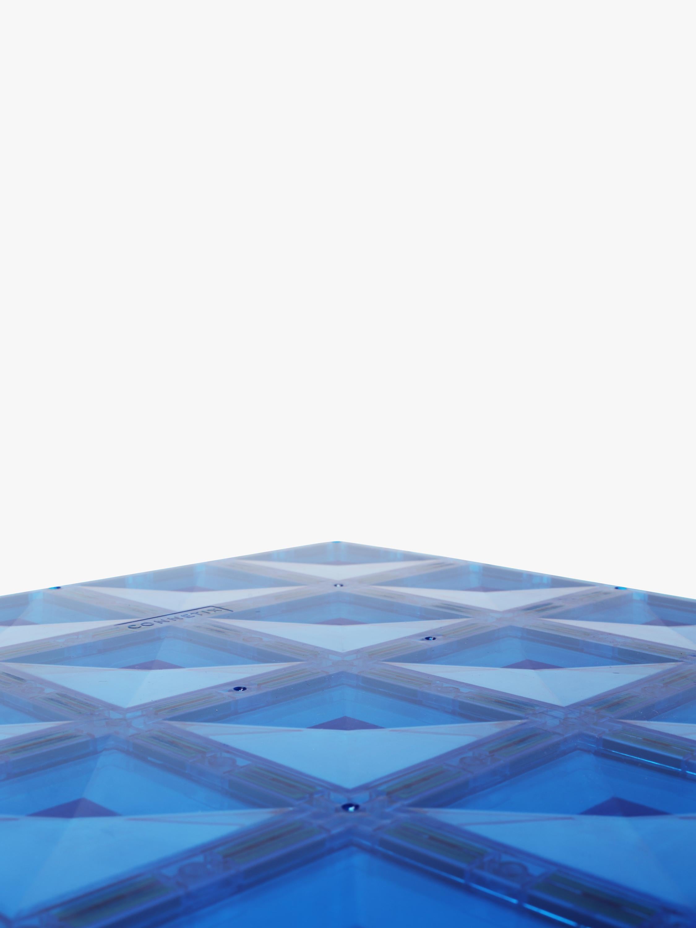 Connetix Rainbow Base Plate pack of 2 magnetic tiles, imported from the UK