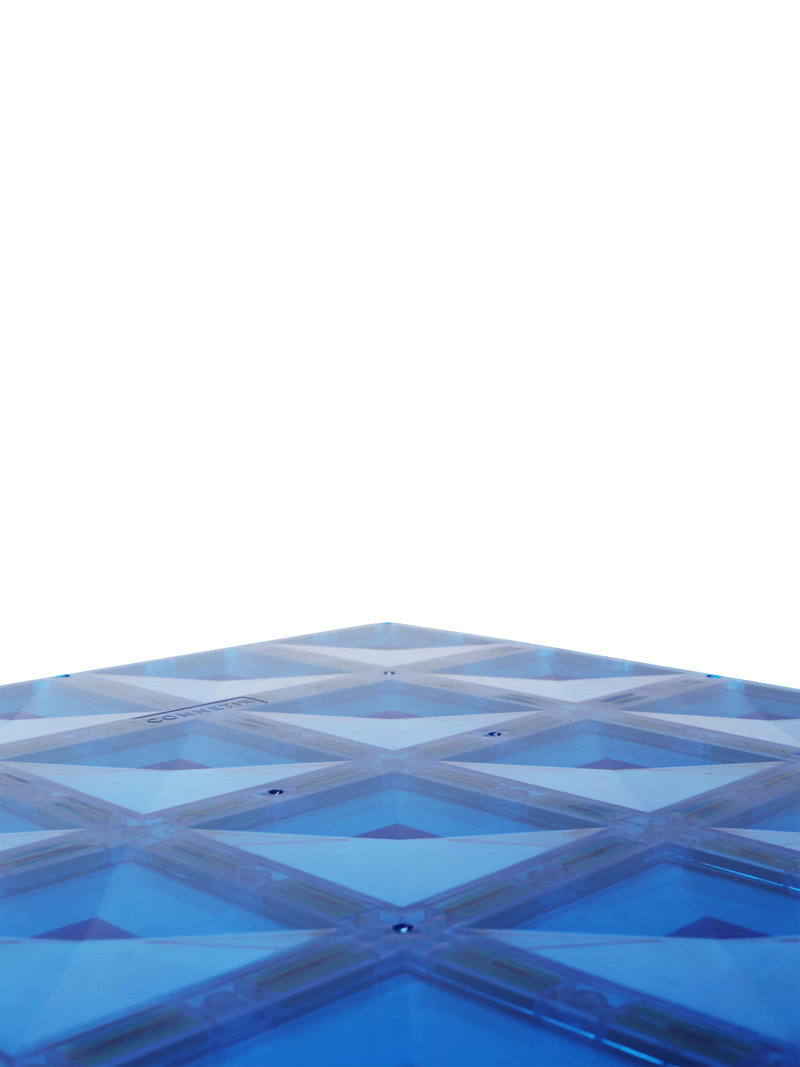 Connetix Rainbow Base Plate pack of 2 magnetic tiles, imported from the UK