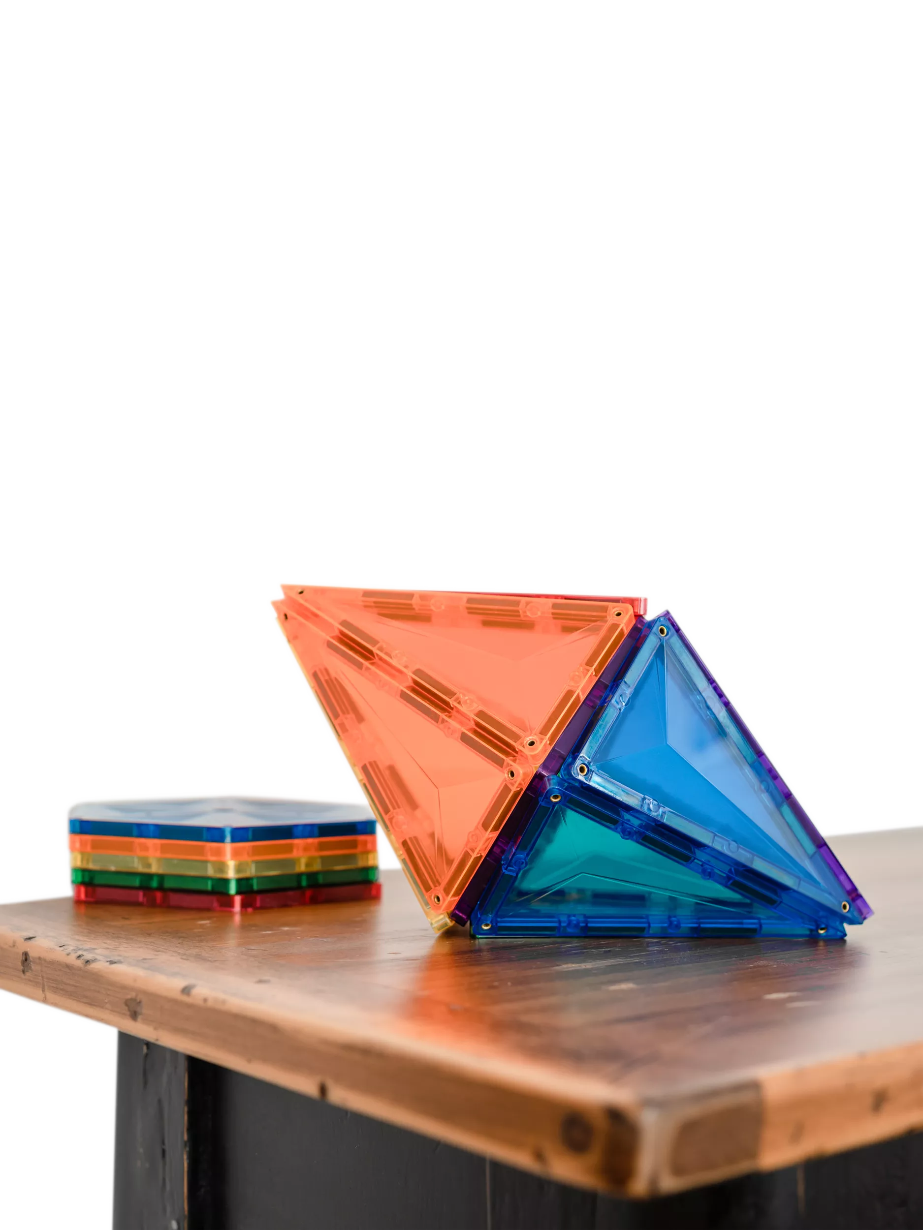 Connetix rainbow geometry tiles pack of 30, UK version