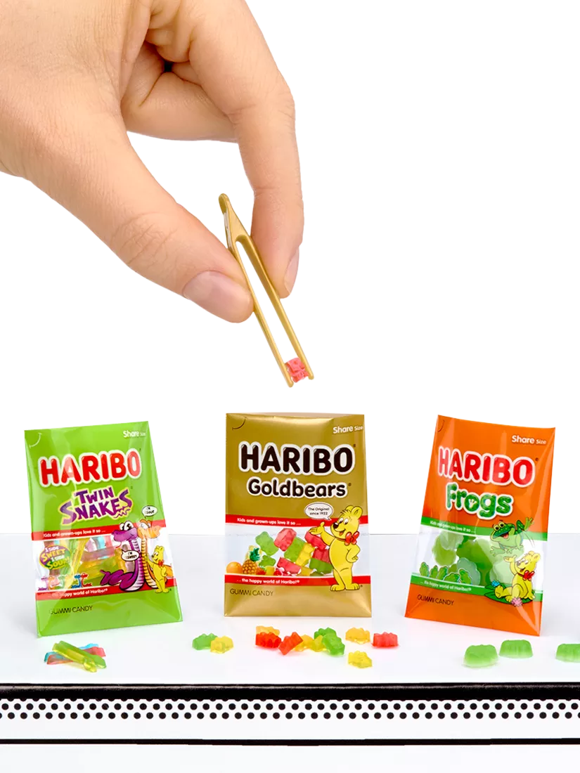MGA's Miniverse HARIBO Multipack craft kit, UK version