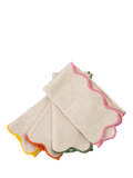 Jamie Oliver scallop edge napkins set of 4 - British product