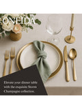 Oneida cutlery set Storm champagne 20 piece (British brand)