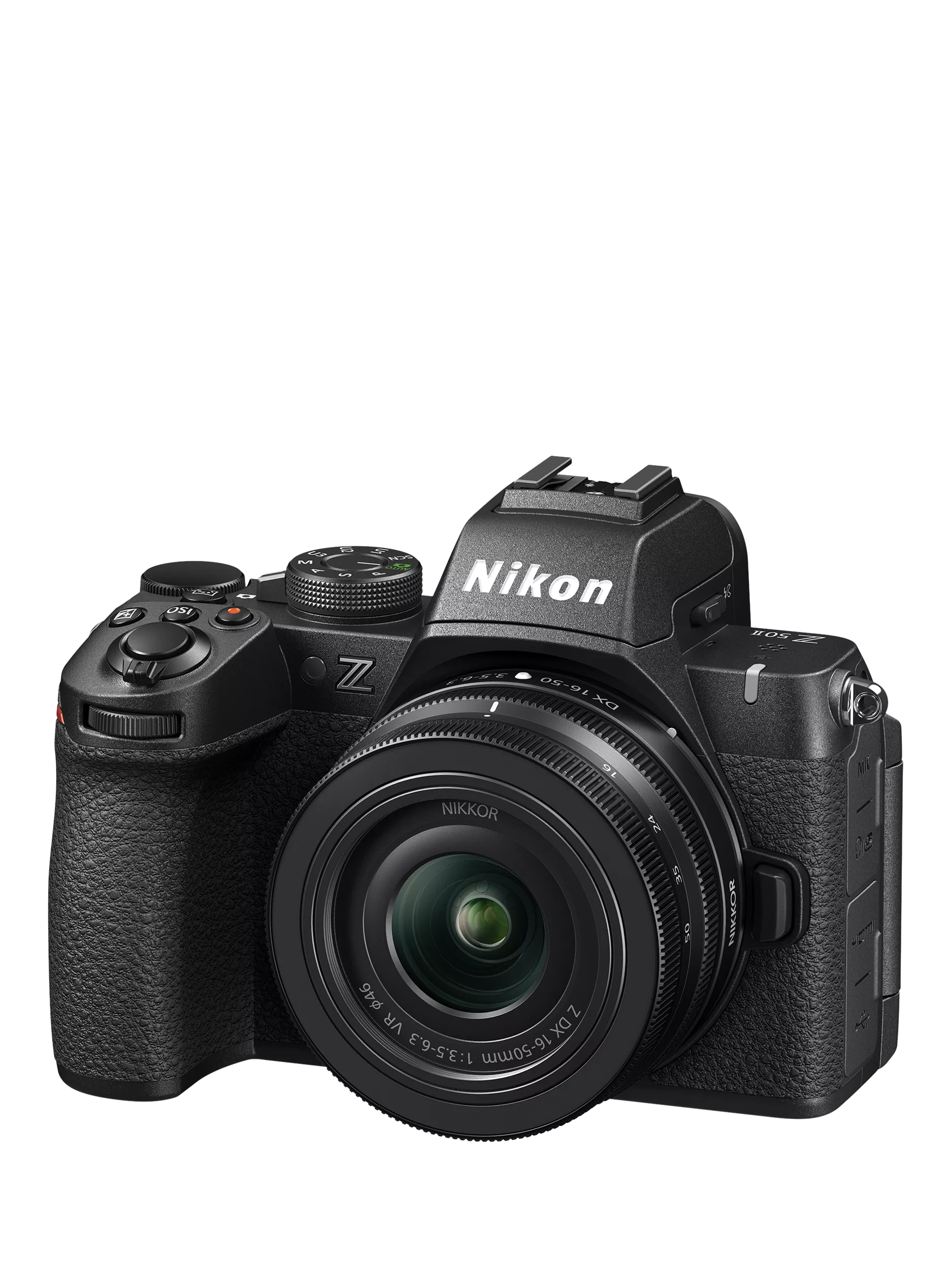 Nikon Z50 II mirrorless camera with 16-50mm VR lens, imported from the UK