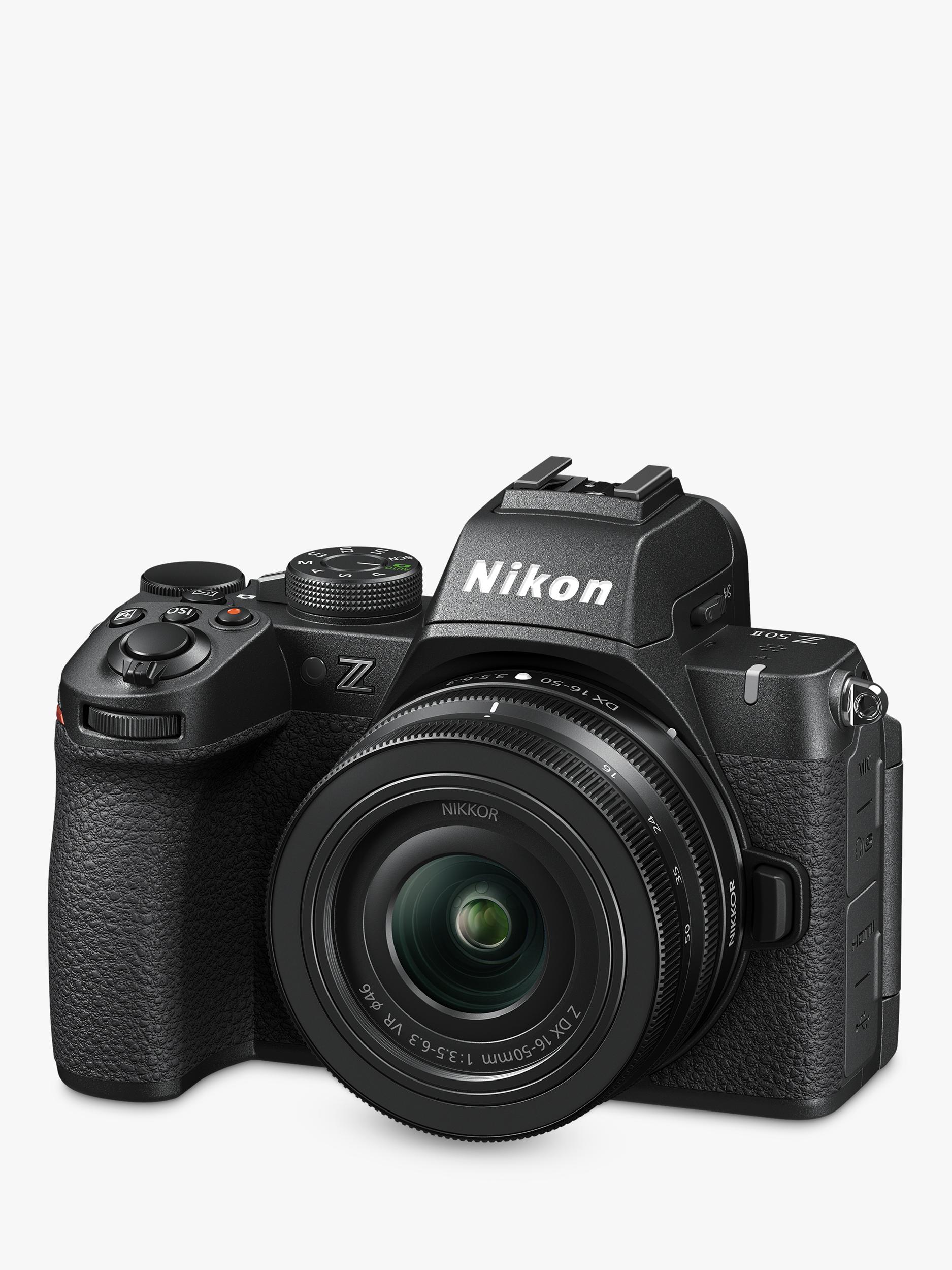 Nikon Z50 II mirrorless camera with 16-50mm VR lens, imported from the UK