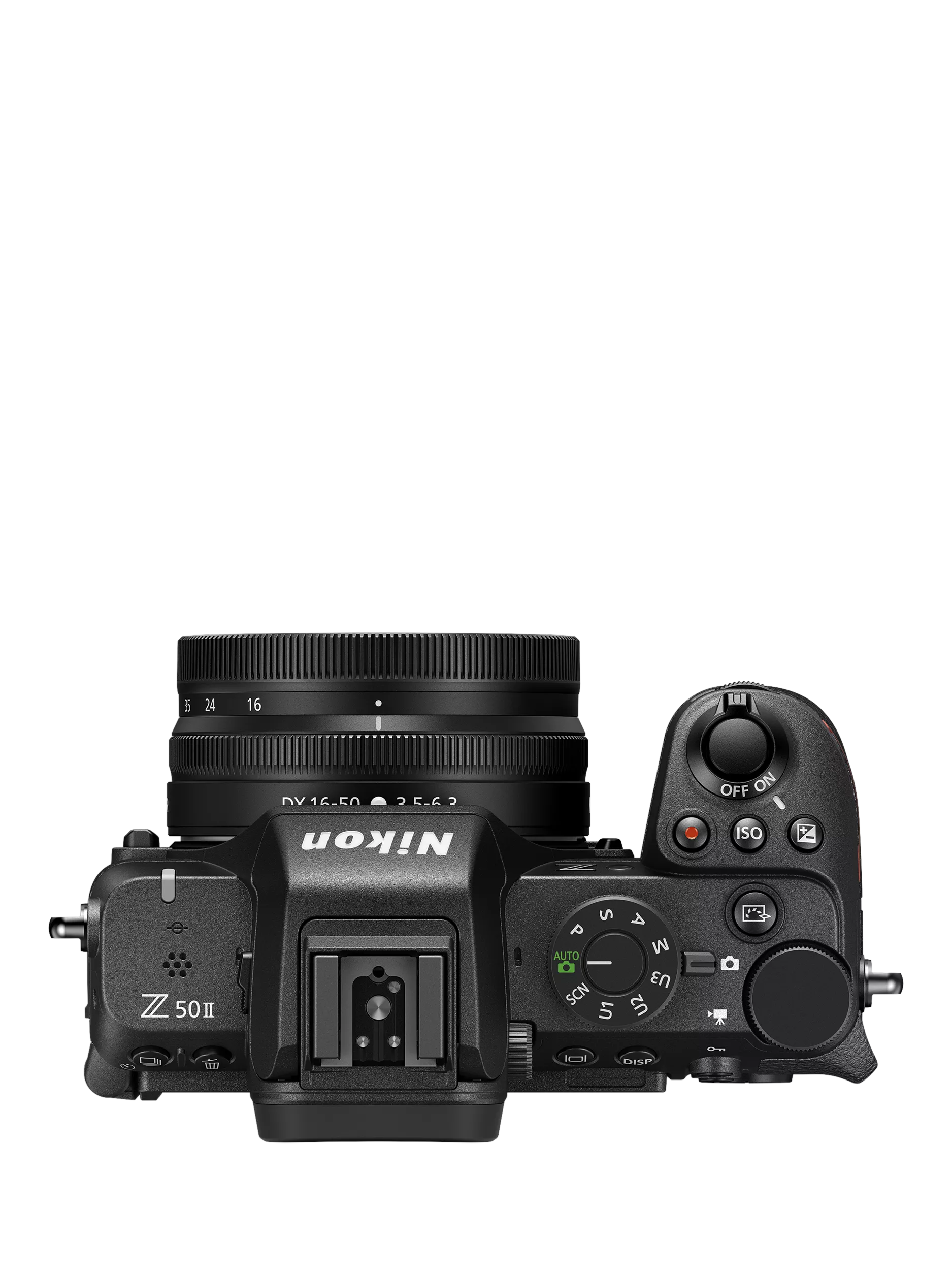 Nikon Z50 II mirrorless camera with 16-50mm VR lens, imported from the UK