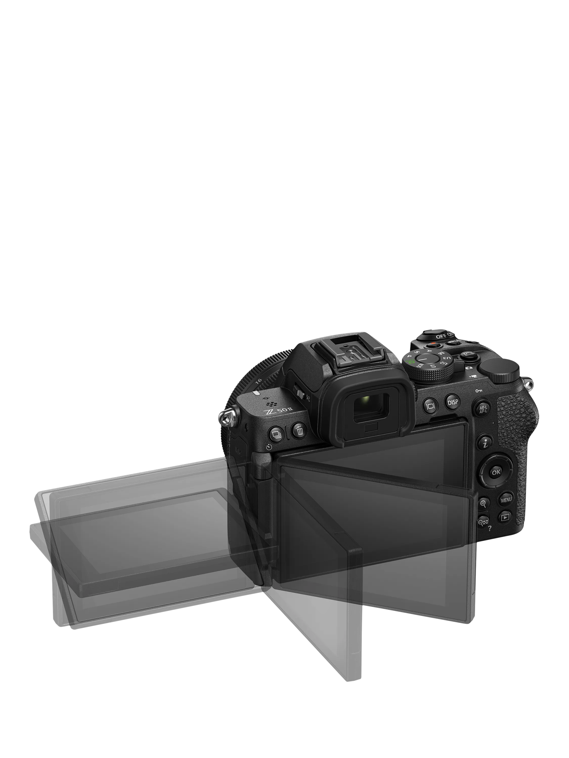 Nikon Z50 II mirrorless camera with 16-50mm VR lens, imported from the UK