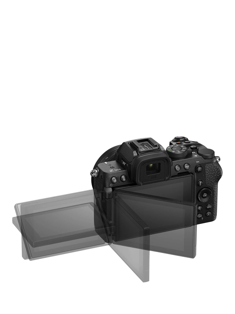 Nikon Z50 II mirrorless camera with 16-50mm VR lens, imported from the UK