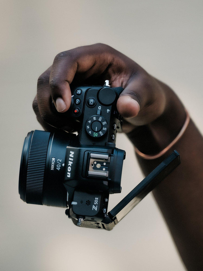 Nikon Z50 II mirrorless camera with 16-50mm VR lens, imported from the UK