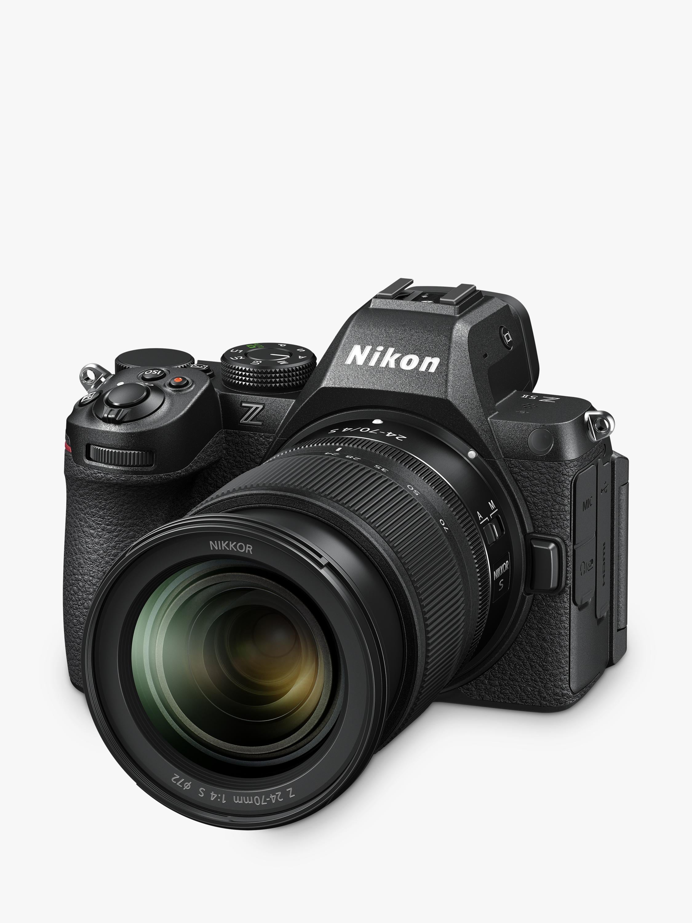 Nikon Z5 II mirrorless camera with 24-70mm lens, UK version