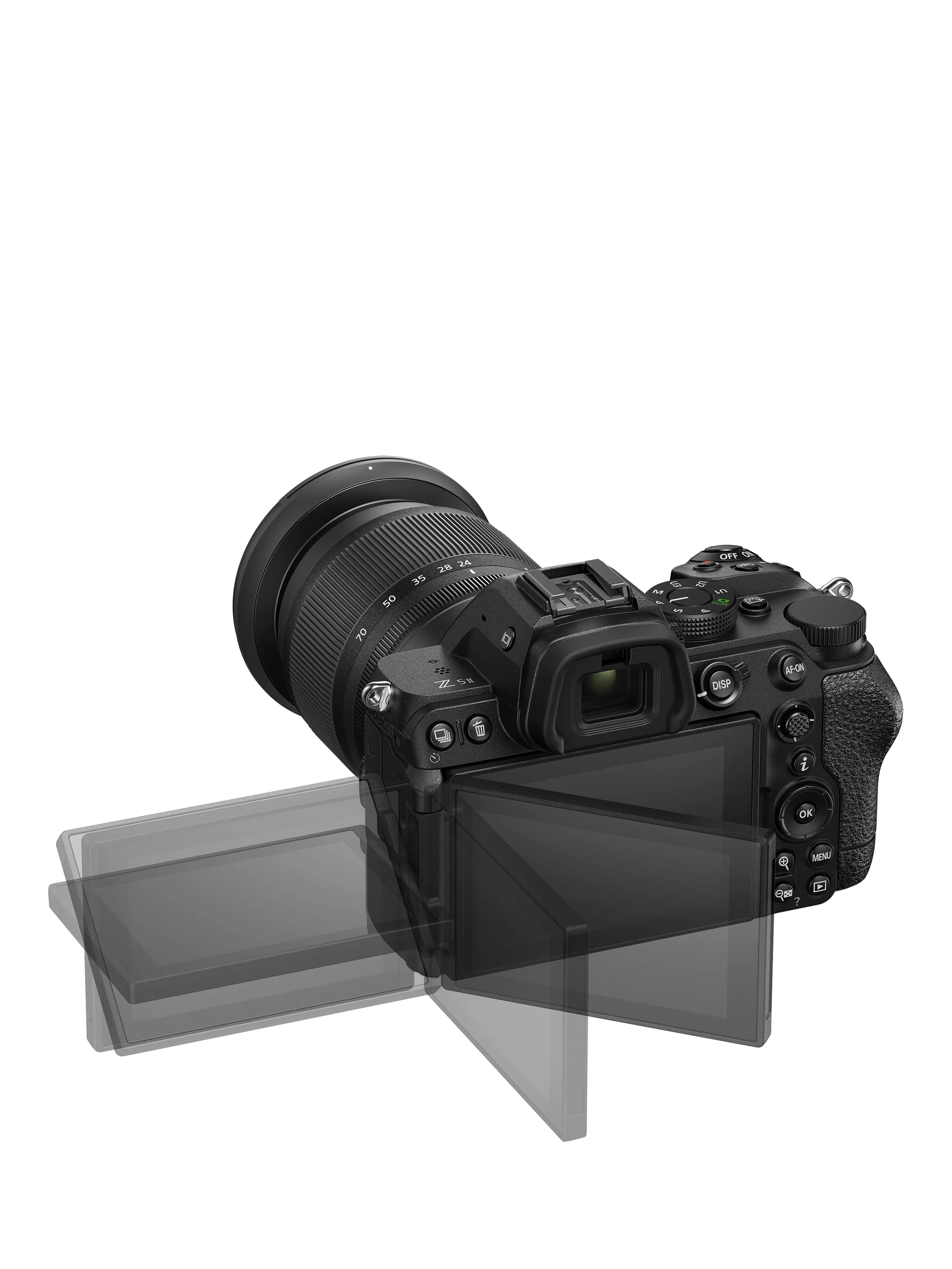 Nikon Z5 II mirrorless camera with 24-70mm lens, UK version