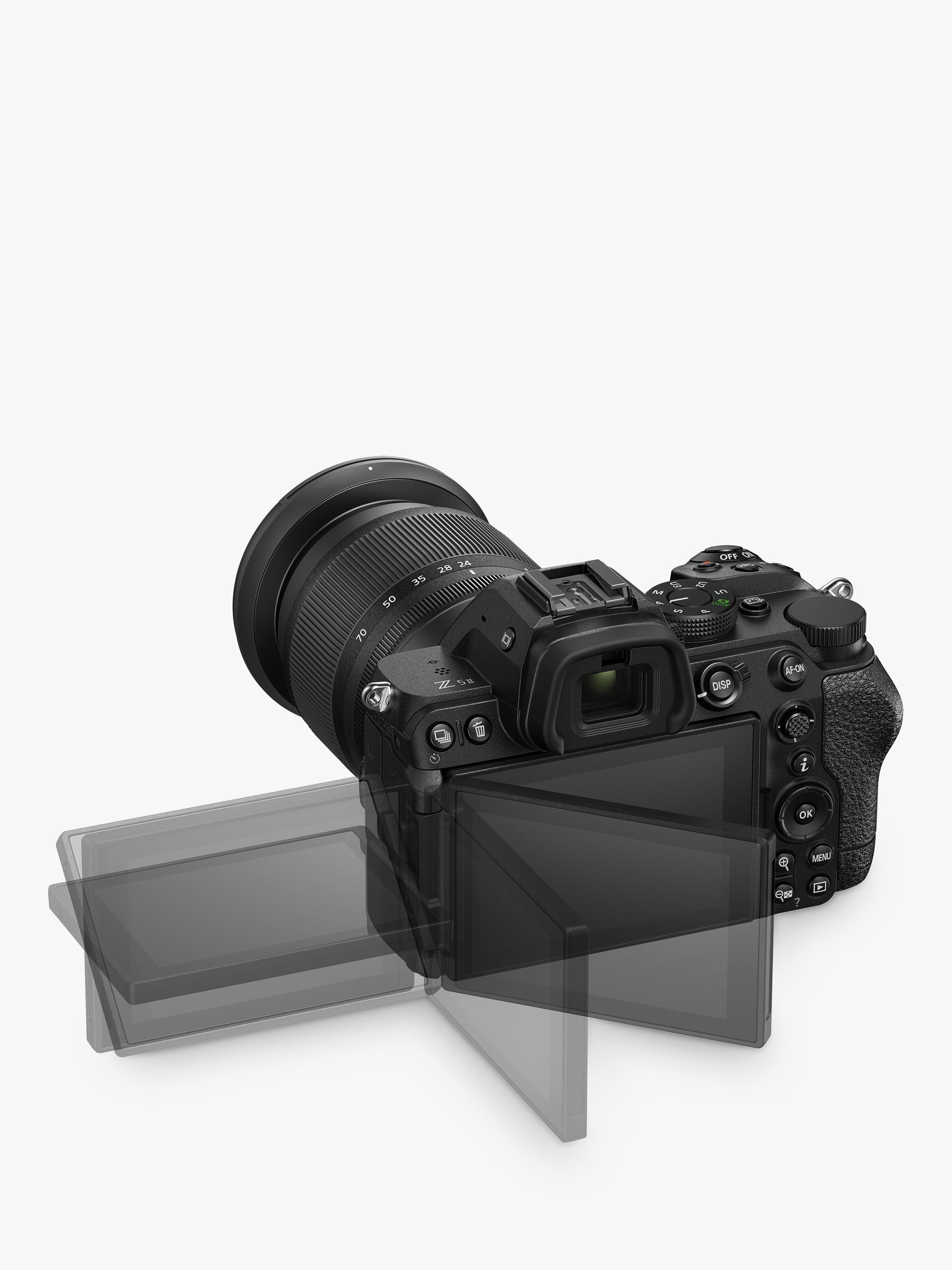 Nikon Z5 II mirrorless camera with 24-70mm lens, UK version