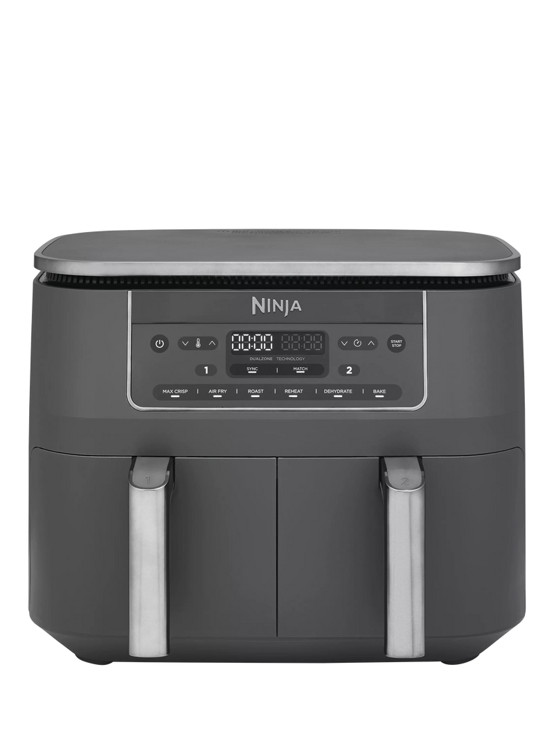 Ninja DZ300UK dual zone air fryer 7.6L grey (British brand)