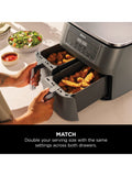 Ninja DZ300UK dual zone air fryer 7.6L grey (British brand)