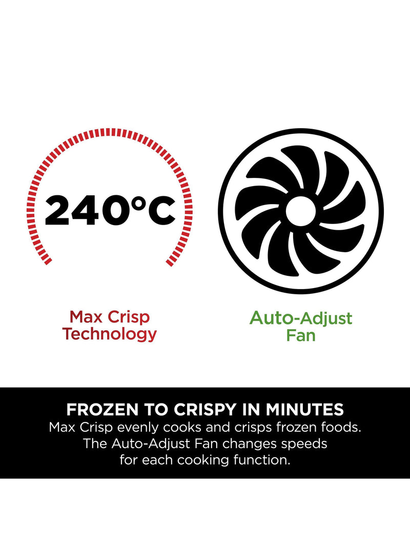 Ninja DZ300UK dual zone air fryer 7.6L grey (British brand)