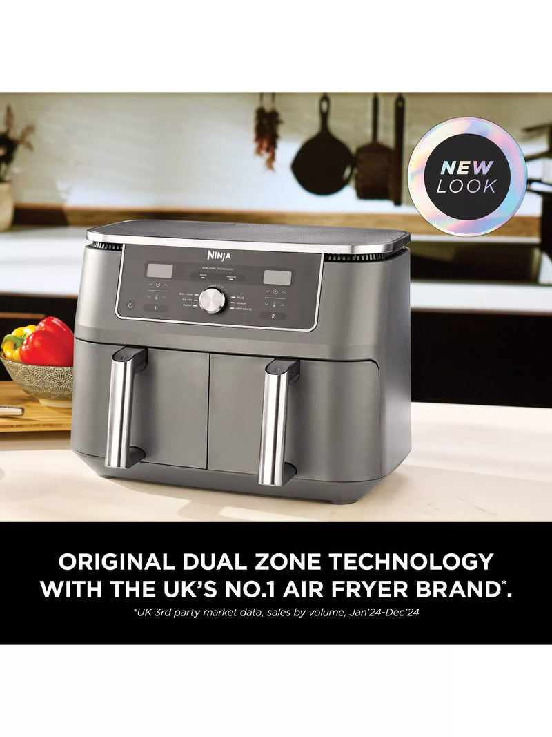 Ninja Dual Zone Air Fryer grey 9.5L, UK version