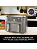Ninja Dual Zone Air Fryer grey 9.5L, UK version