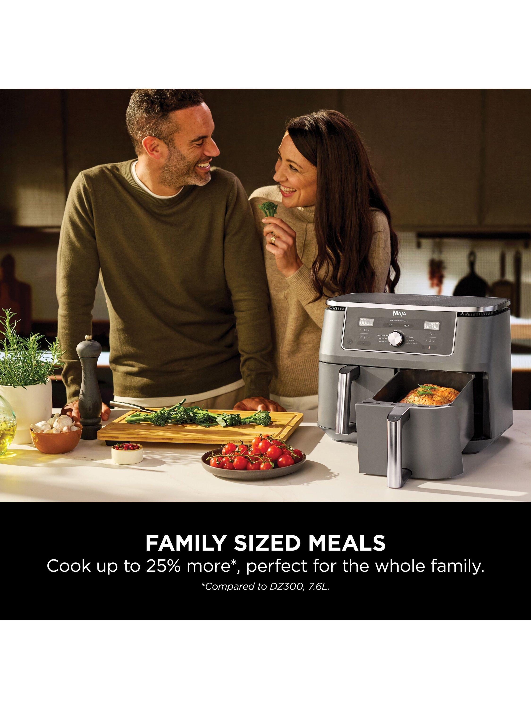 Ninja Dual Zone Air Fryer grey 9.5L, UK version