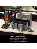 Ninja Dual Zone Air Fryer grey 9.5L, UK version