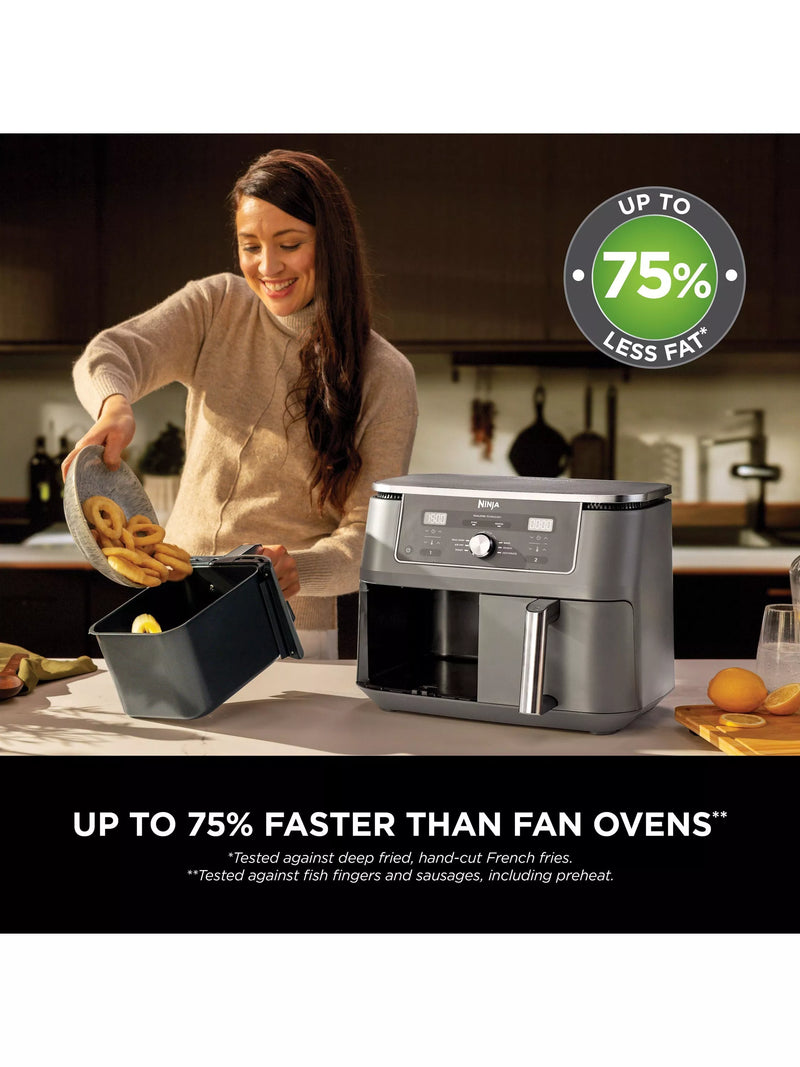 Ninja Dual Zone Air Fryer grey 9.5L, UK version