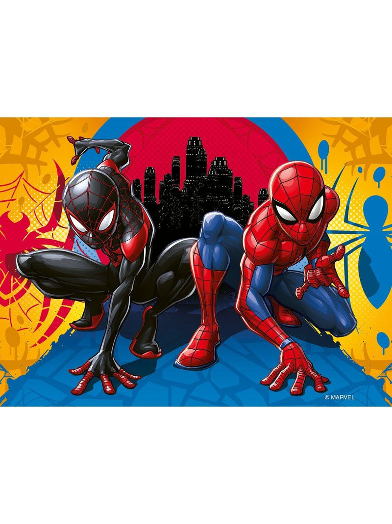 Ravensburger Spiderman 4-in-a-Box puzzle set, imported from the UK