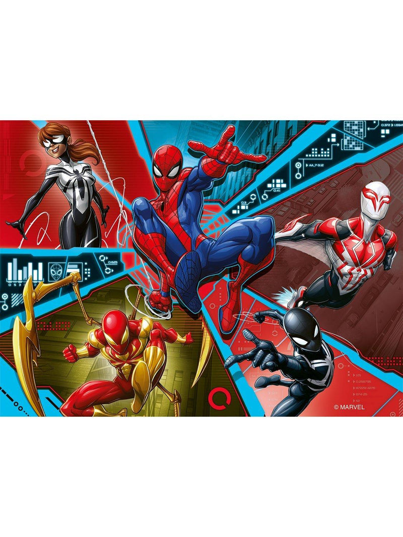 Ravensburger Spiderman 4-in-a-Box puzzle set, imported from the UK