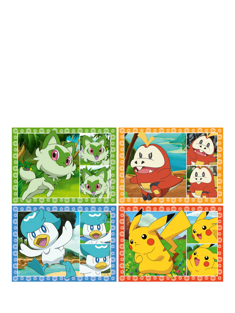 Ravensburger Pokémon Speedy puzzle game 4 puzzles (British brand)