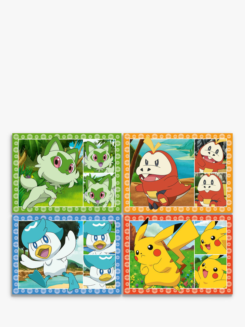 Ravensburger Pokémon Speedy puzzle game 4 puzzles (British brand)