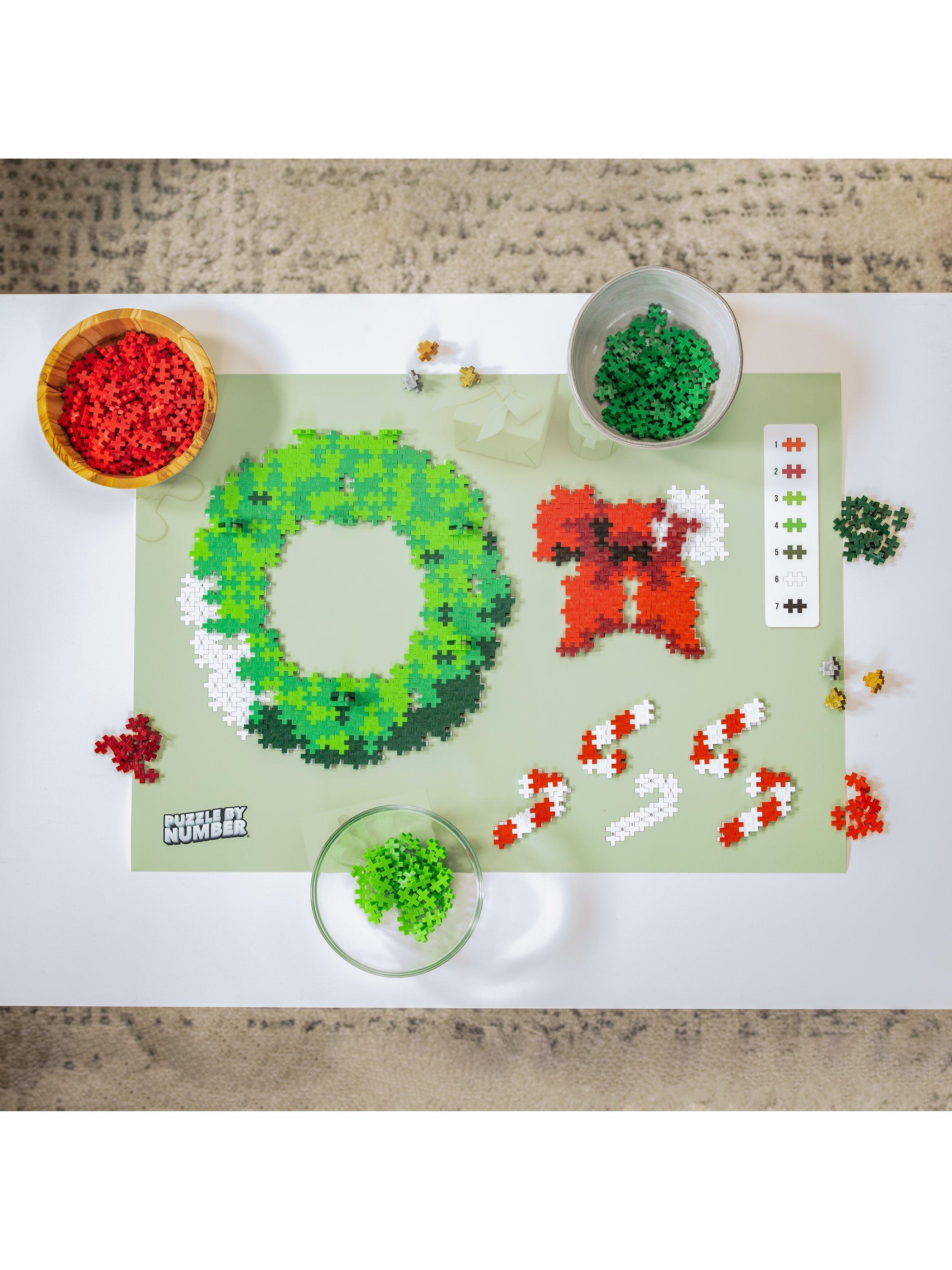 Plus-Plus puzzle Christmas Wreath 500 pieces (British brand)