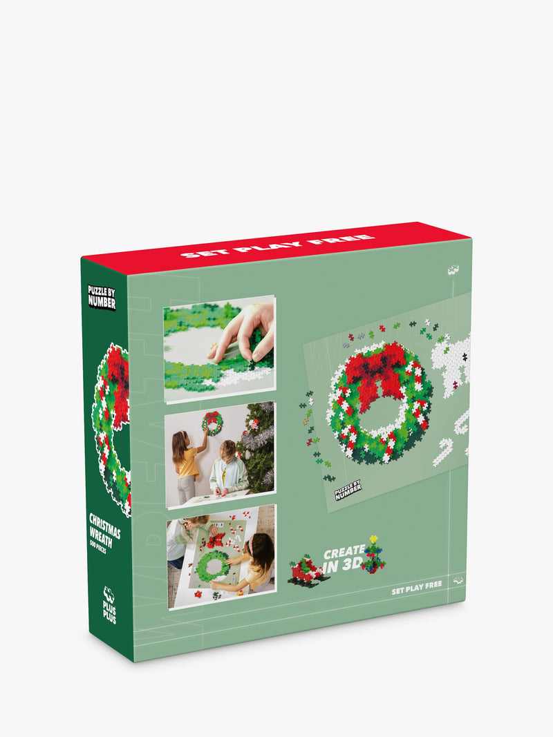Plus-Plus puzzle Christmas Wreath 500 pieces (British brand)
