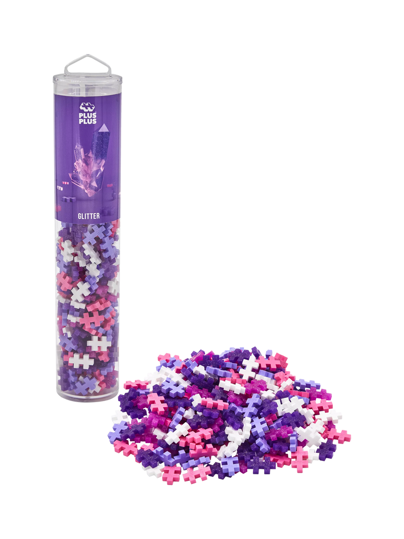 Plus-Plus glitter colour mix tube 240 pieces - British product