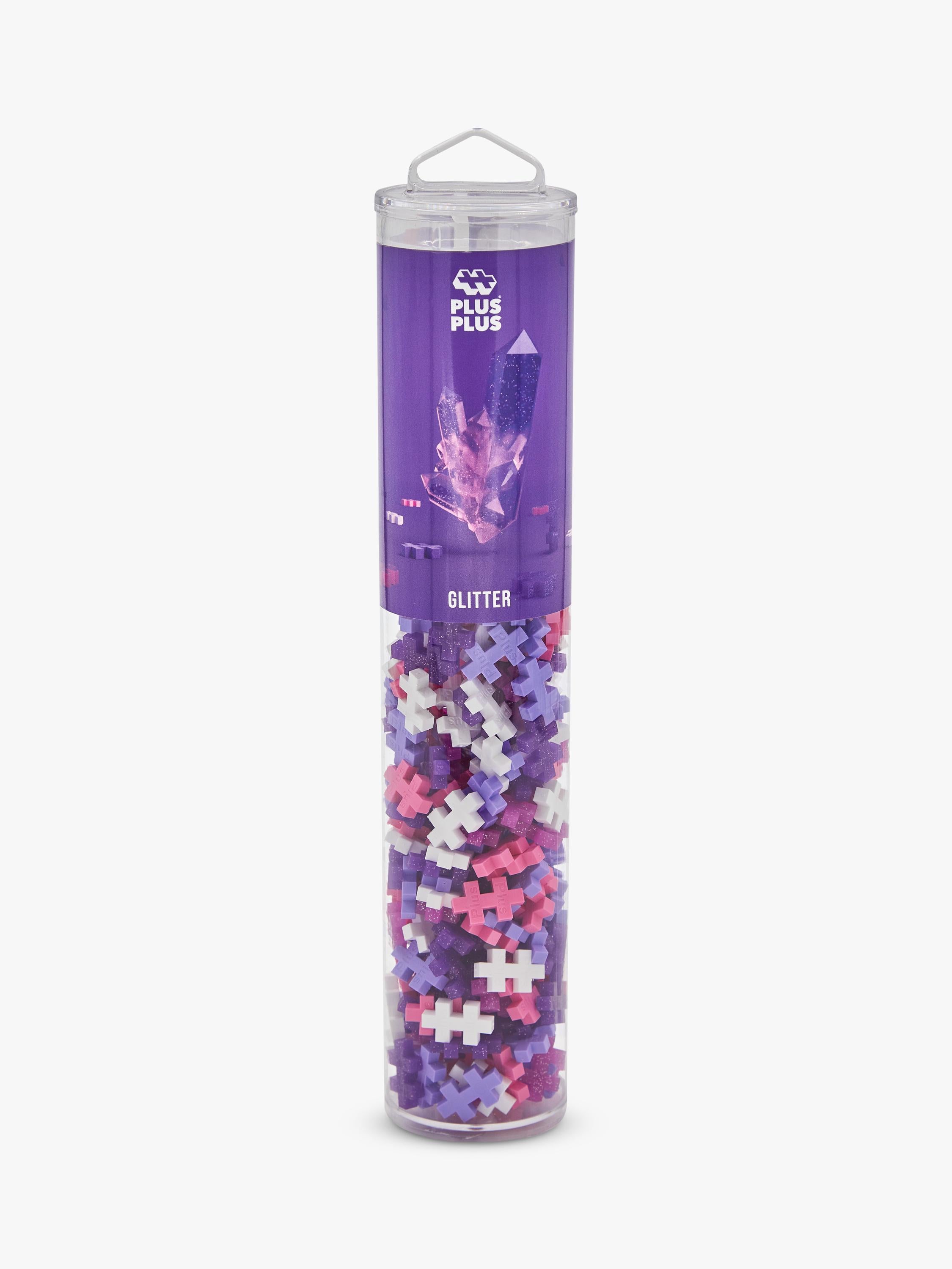 Plus-Plus glitter colour mix tube 240 pieces - British product