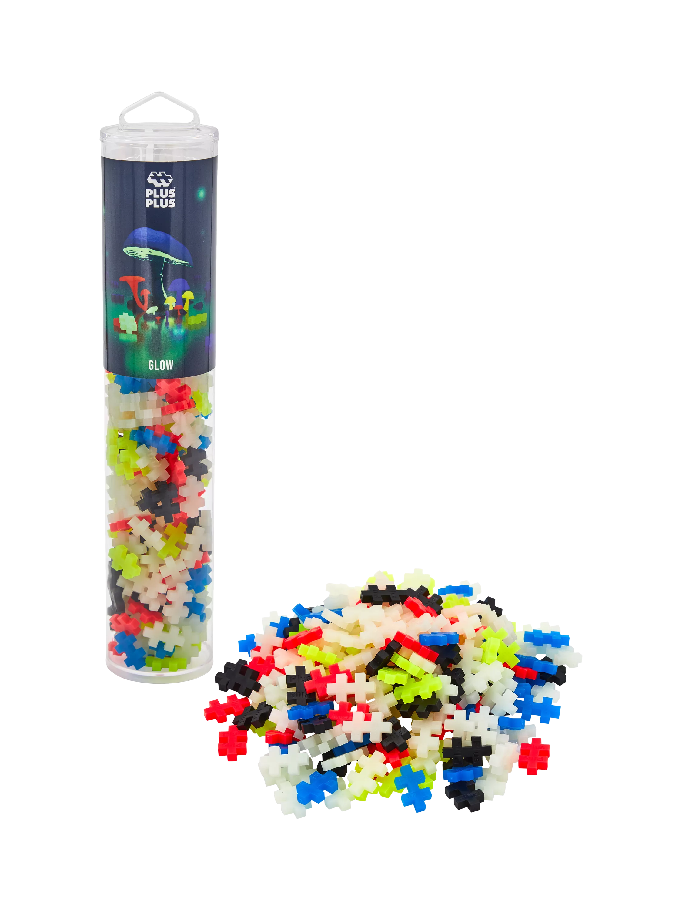 Plus-Plus Glow Colour Mix Tube 240 pieces - British product