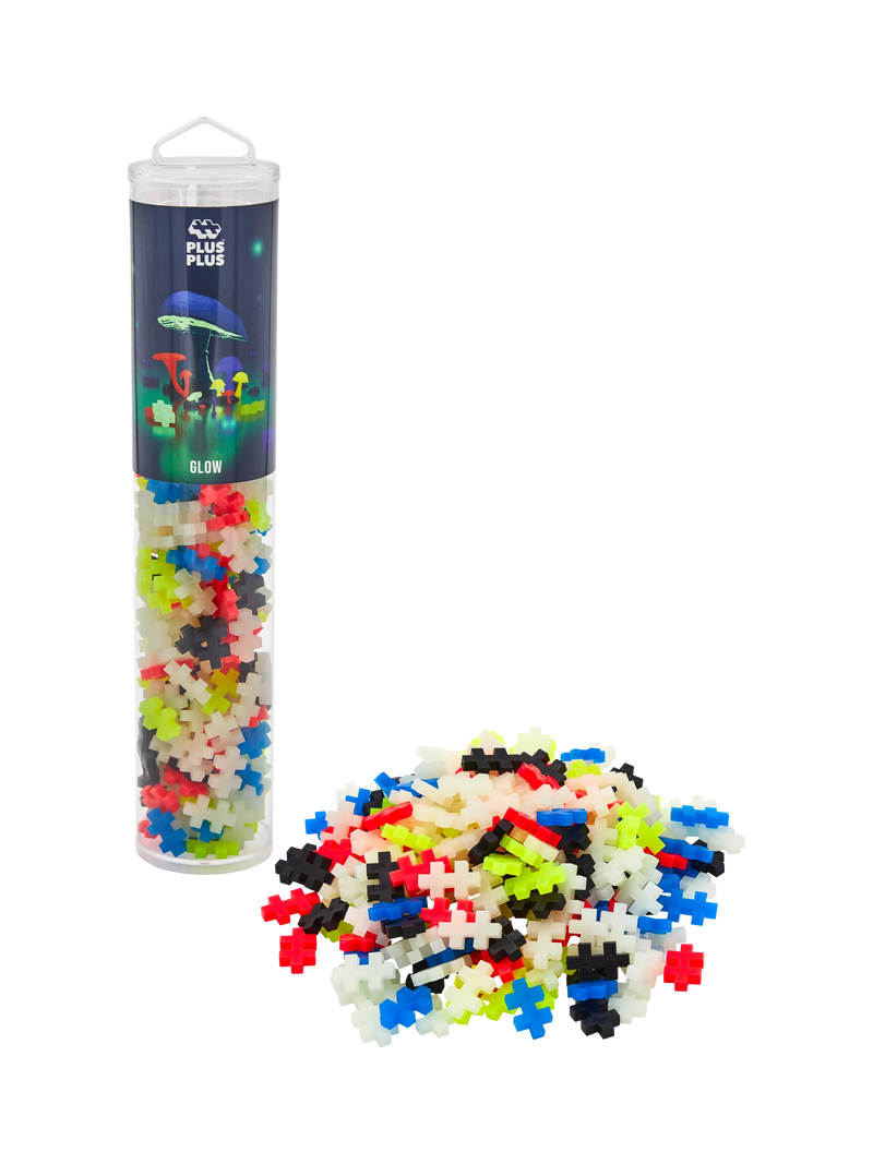 Plus-Plus Glow Colour Mix Tube 240 pieces - British product