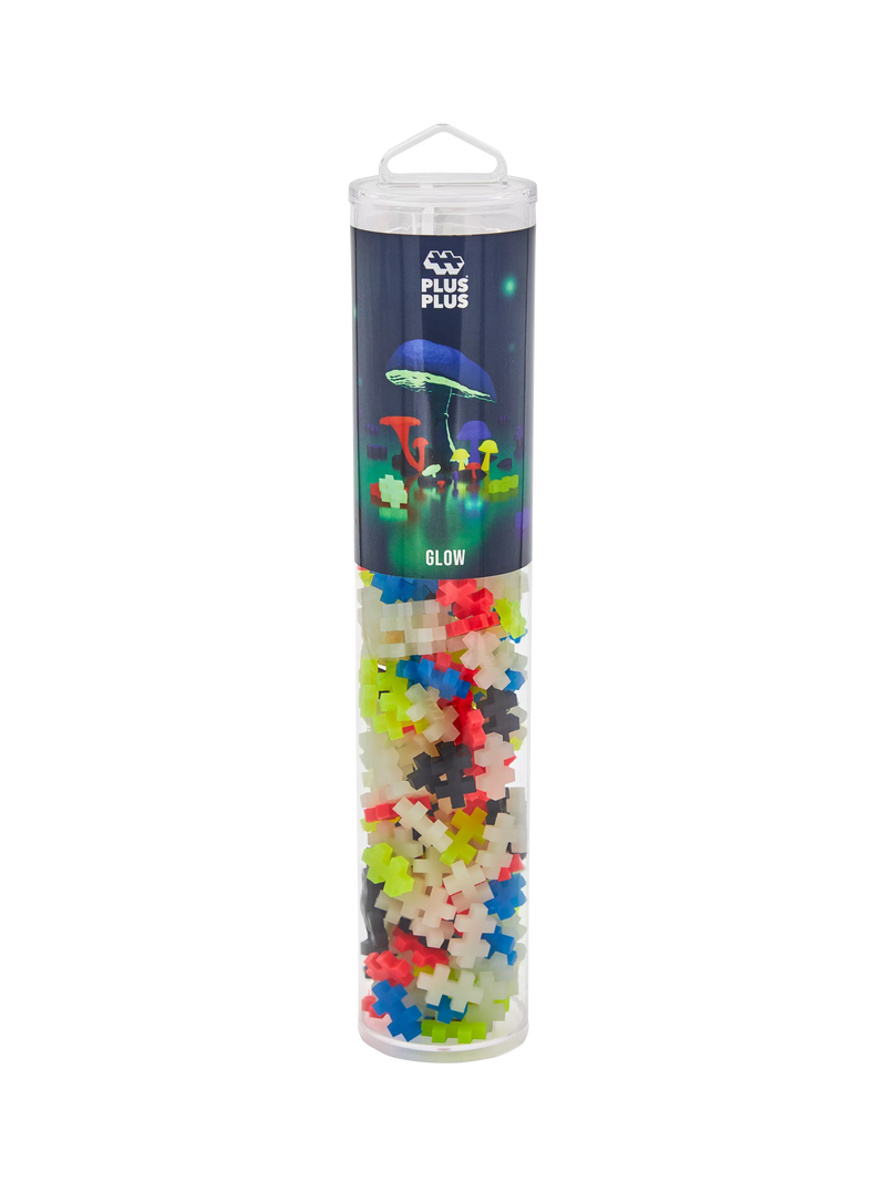 Plus-Plus Glow Colour Mix Tube 240 pieces - British product