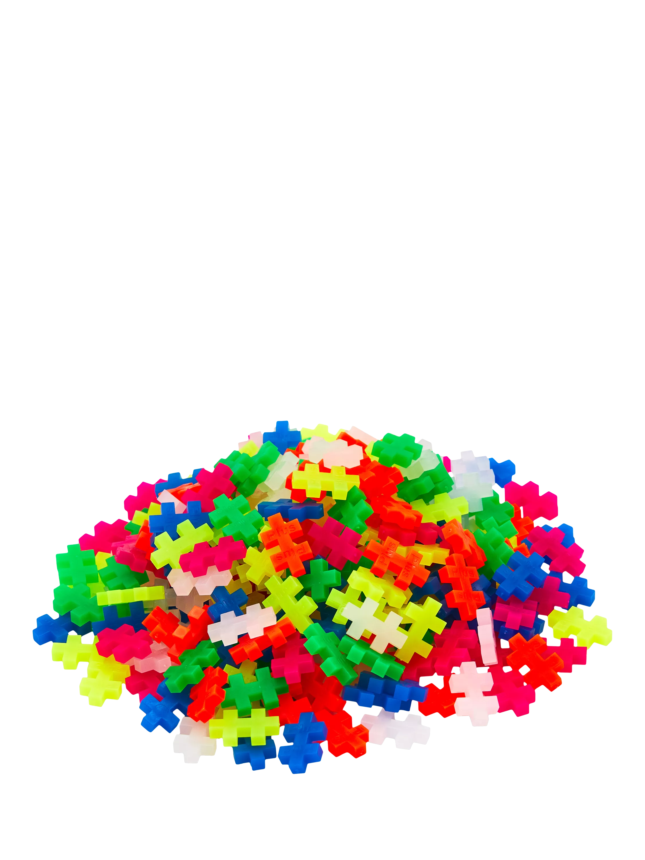 Plus-Plus Neon Colour Mix Tube 240 pieces (British brand)