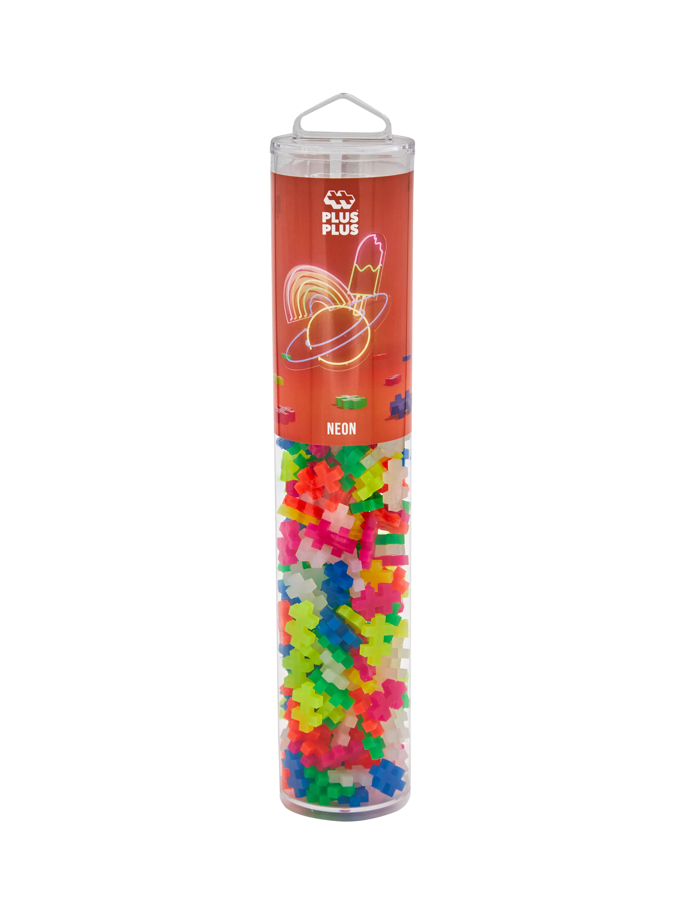 Plus-Plus Neon Colour Mix Tube 240 pieces (British brand)