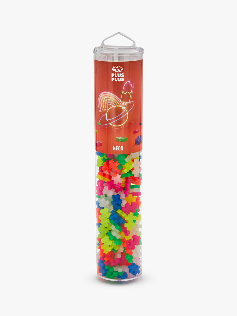 Plus-Plus Neon Colour Mix Tube 240 pieces (British brand)