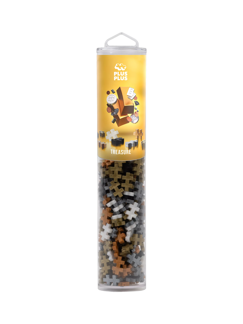Plus-Plus Treasure Tube building toy 240 pieces (British brand)