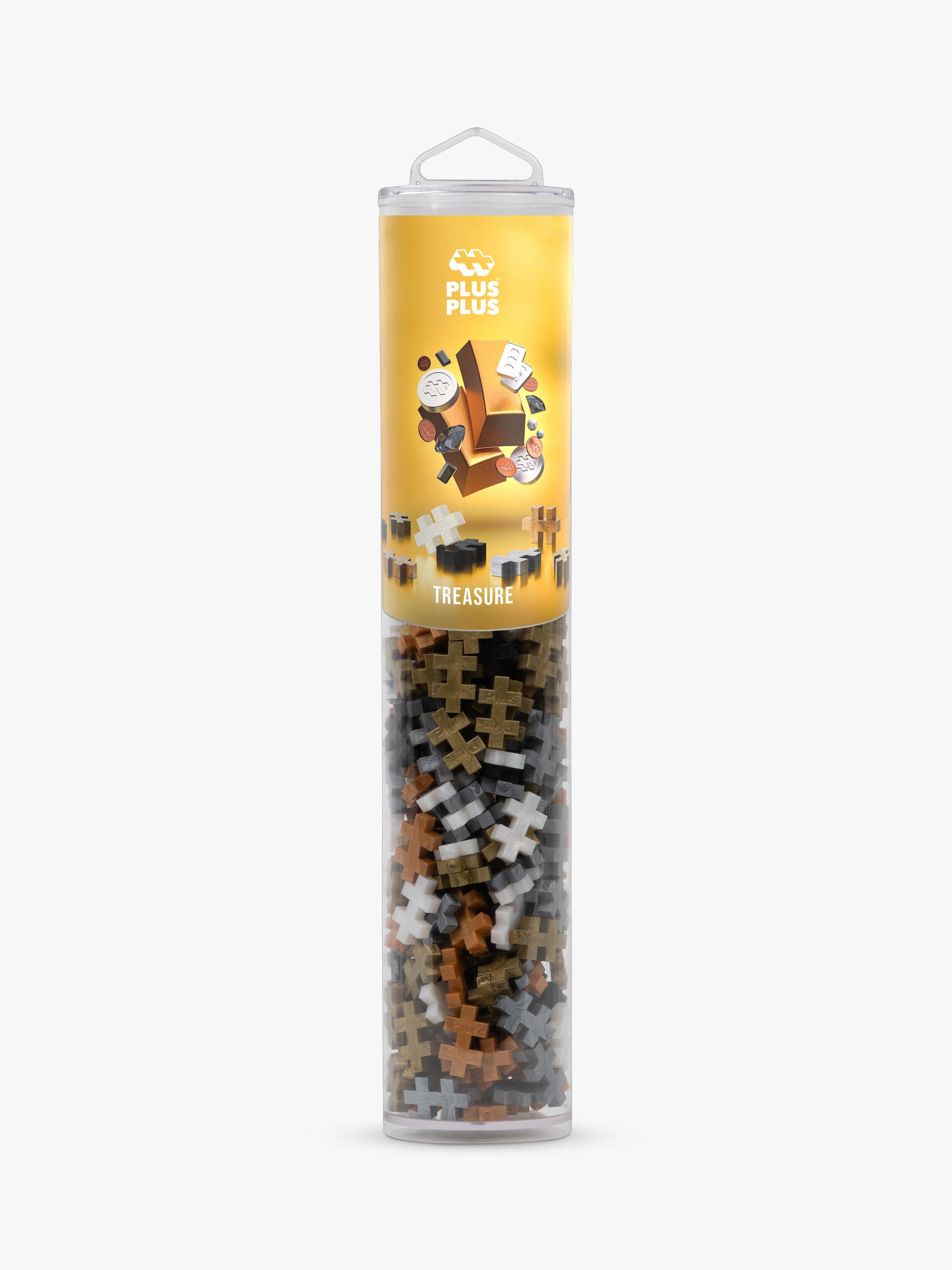 Plus-Plus Treasure Tube building toy 240 pieces (British brand)
