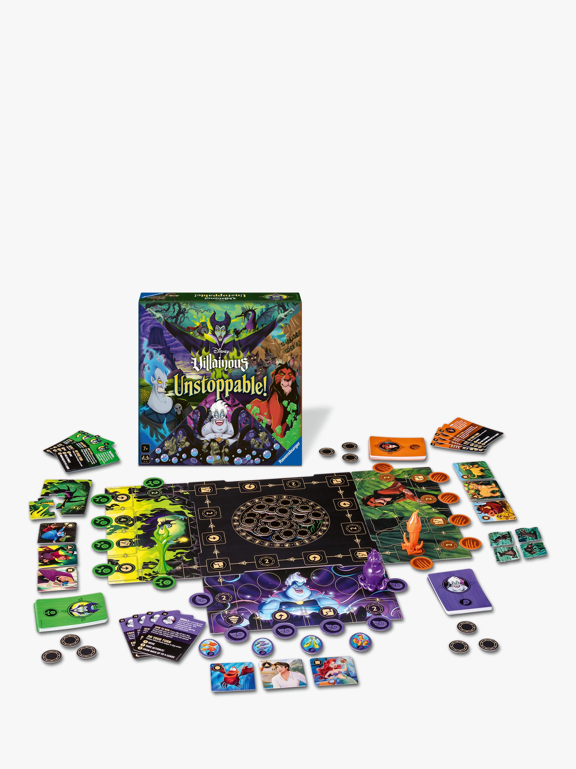 Ravensburger Disney Villainous Unstoppable board game - British product