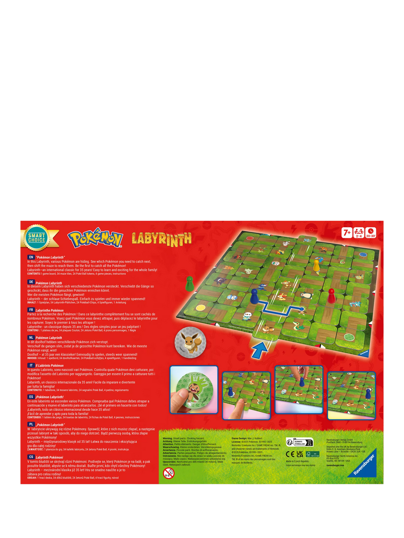 Ravensburger Pokemon Labyrinth board game - British product